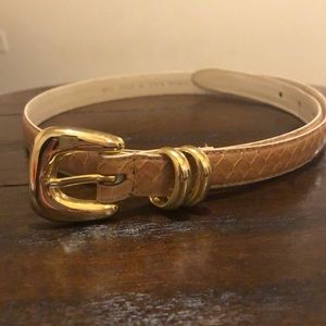 SOLD Vintage Snakeskin Belt